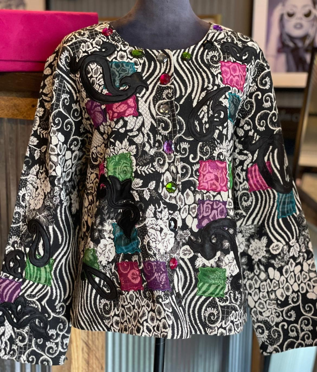 Choices Jeweled Vintage Blazer
