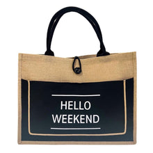 Load image into Gallery viewer, Hello Weekend Tote
