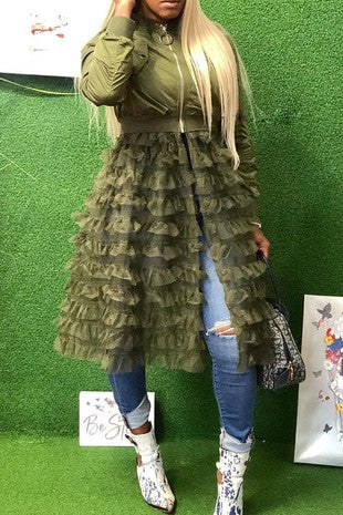 Jacei Ruffle Jacket