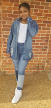 Load image into Gallery viewer, Faded Wash Denim Jacket
