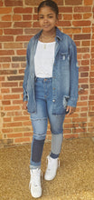 Load image into Gallery viewer, Faded Wash Denim Jacket
