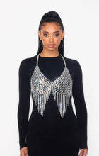 Load image into Gallery viewer, Rhinestone Halter Bra
