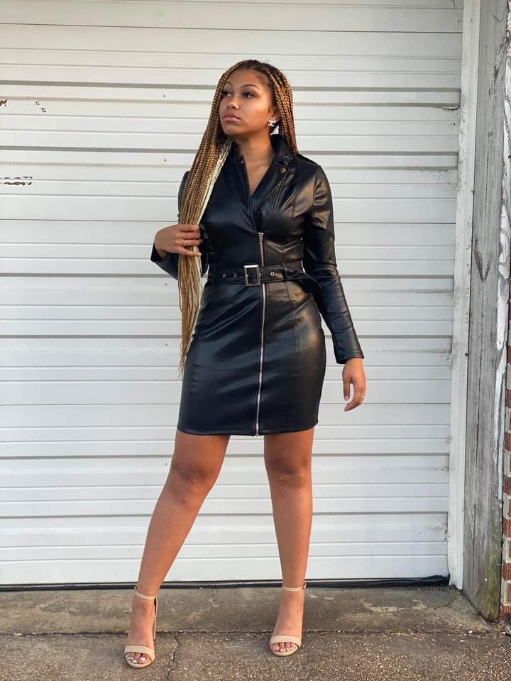 Better Than Leather Midi Dress