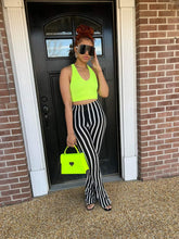 Load image into Gallery viewer, Restocked-Black and White Miami Pants
