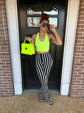 Load image into Gallery viewer, Restocked-Black and White Miami Pants
