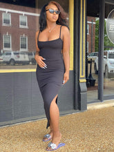 Load image into Gallery viewer, Throw It Back Midi Dress
