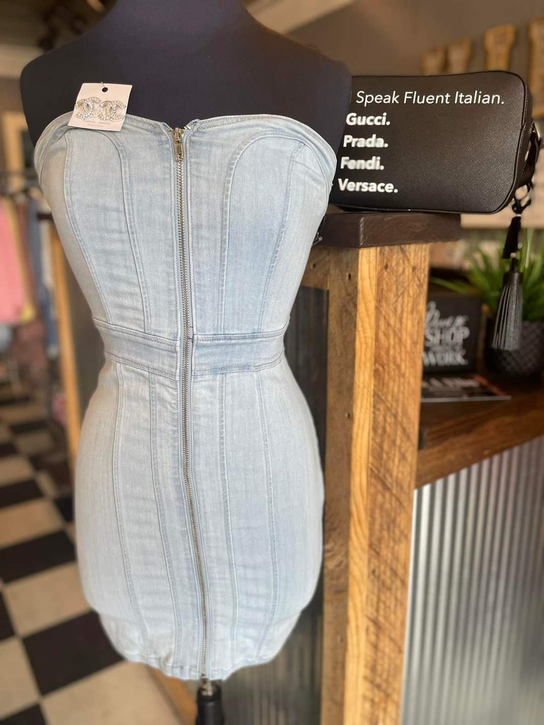 The Emmie Denim Dress