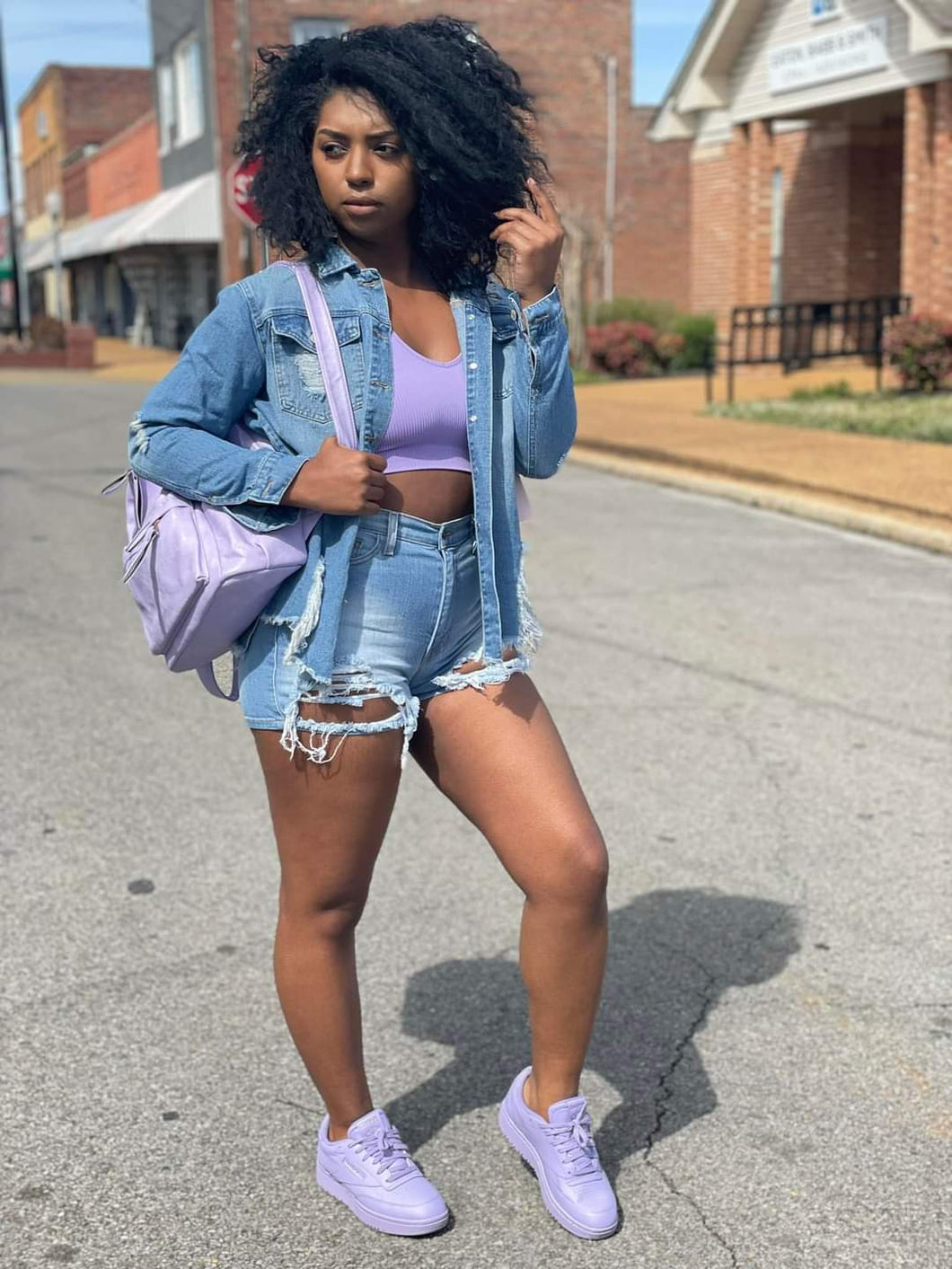 Hot Girl Denim Short