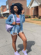 Load image into Gallery viewer, Hot Girl Denim Short
