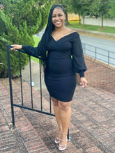 Load image into Gallery viewer, Off Shoulder Midi Dress
