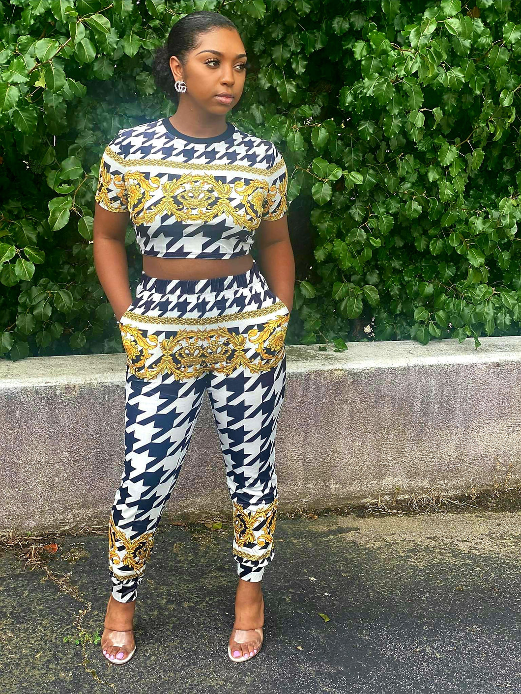 Mixed Emotions Houndstooth Set