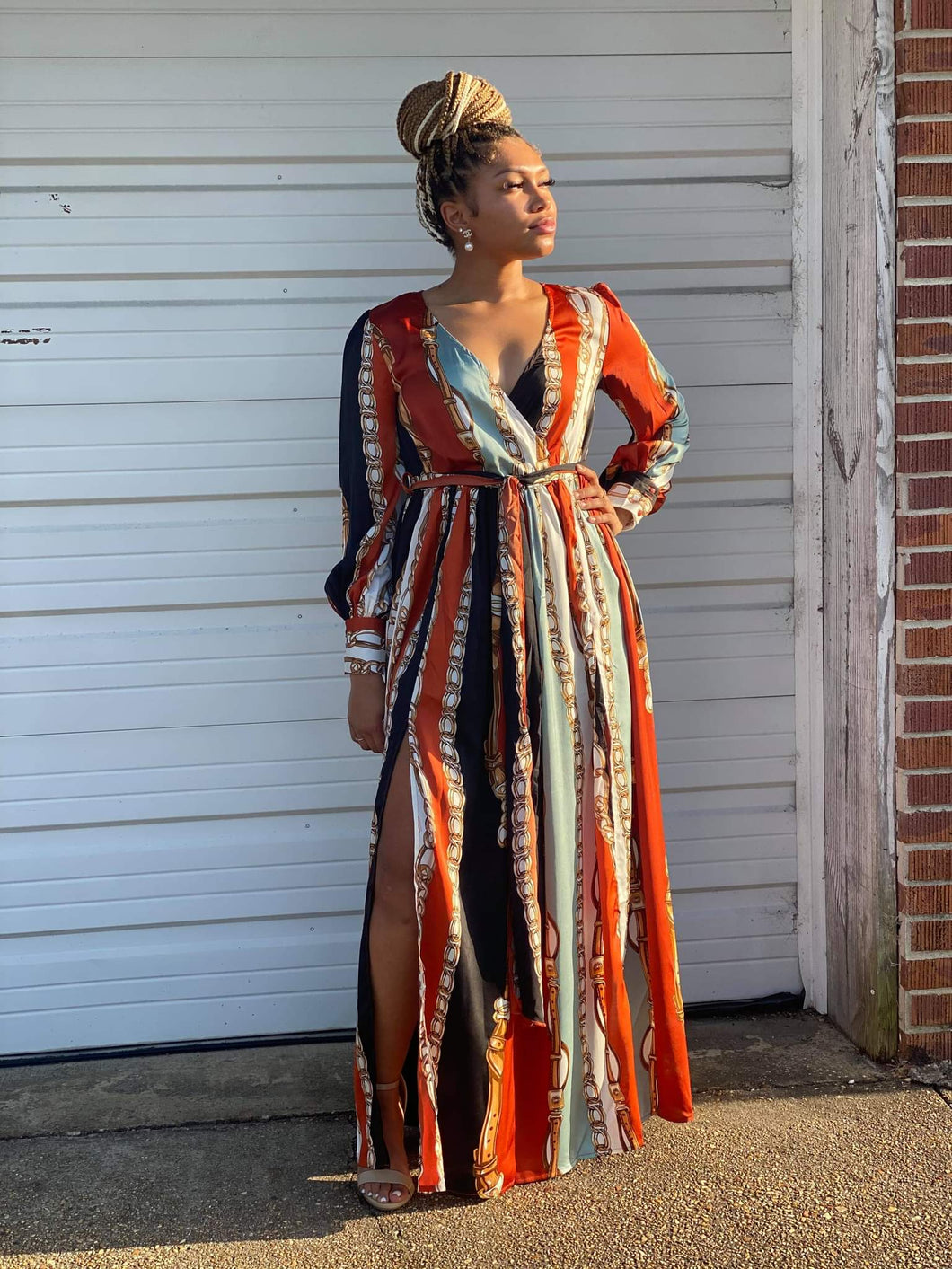 Gabriella Chain Linked Maxi Dress