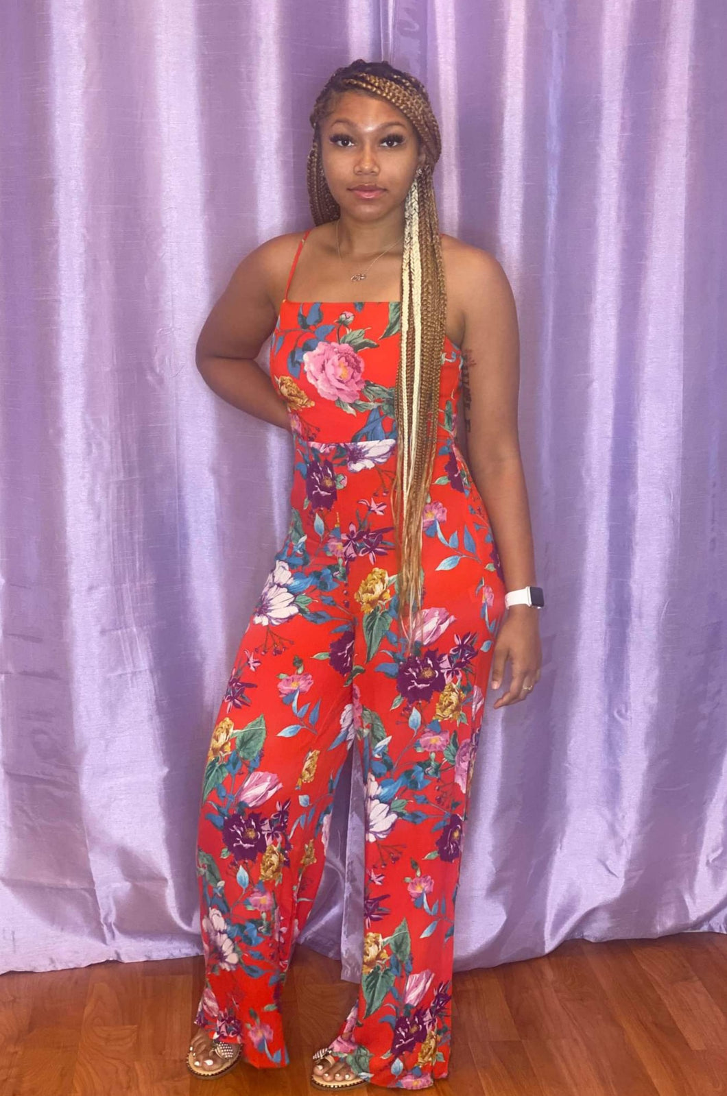 Floral Jumpsuit